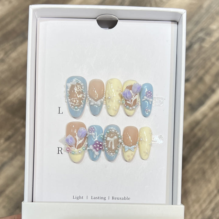 Reusable Press-On Nail Set Kalsten