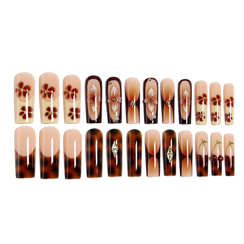 DIY Art Nail Set with Floral Designs Kalsten