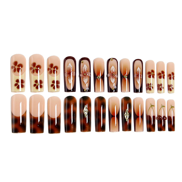 DIY Art Nail Set with Floral Designs Kalsten