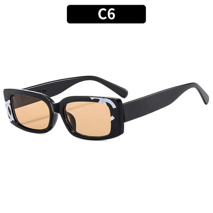 Classic Style Retro Square Frame Sunglasses