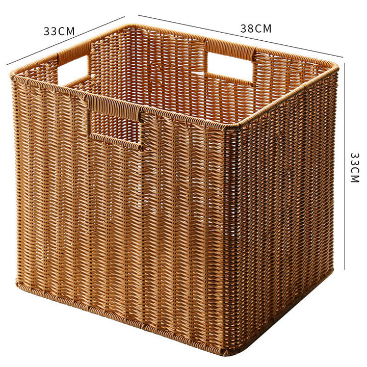 Stylish Rectangular Wicker Storage Bin Kalsten