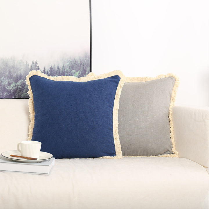 Decorative Fringe Accent Pillow