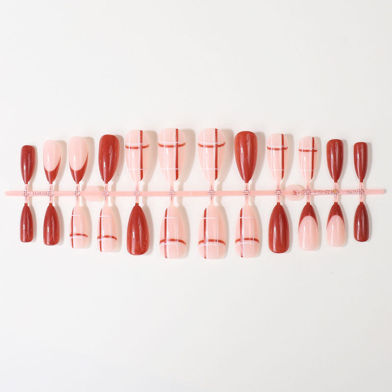 Elegant Glossy Nail Tips Set Kalsten