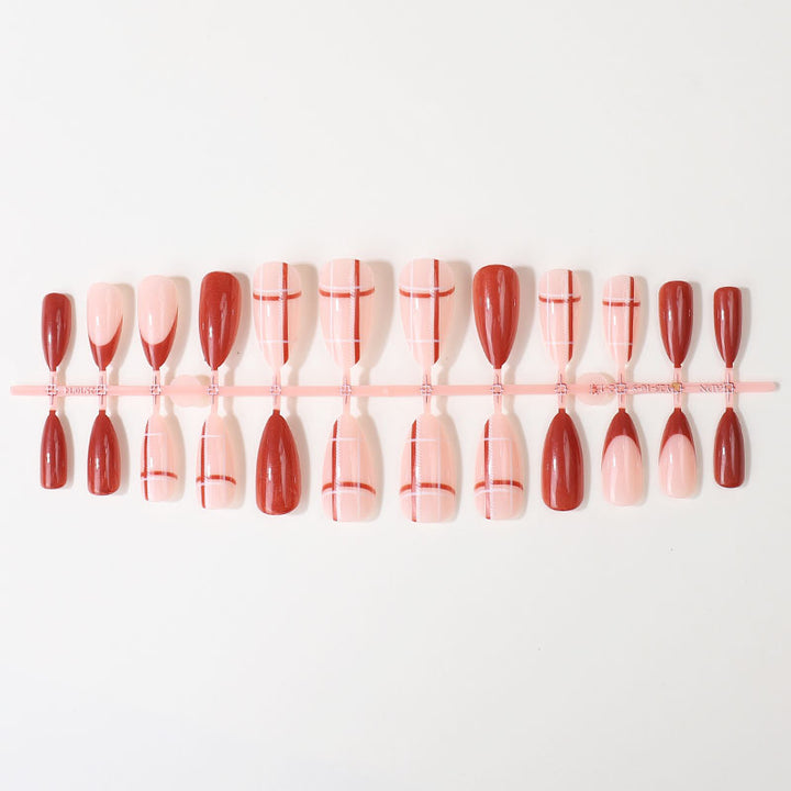 Elegant Glossy Nail Tips Set Kalsten
