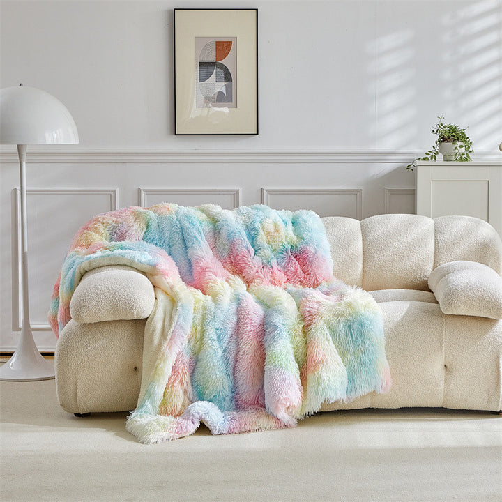 Women Luxury and Soft Faux Fur Blanket Kalsten