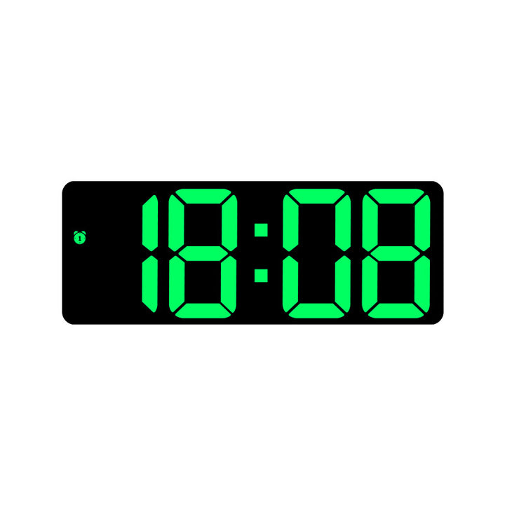 Digital LED clock with large display and colorful digits Kalsten