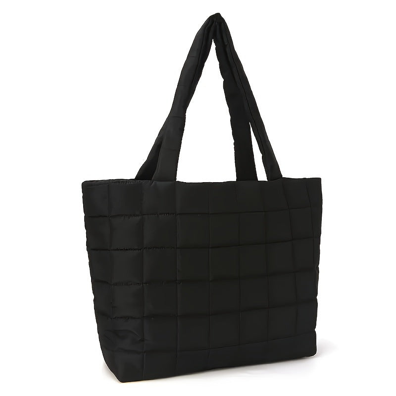 Square-shaped tote bag with padded design Kalsten