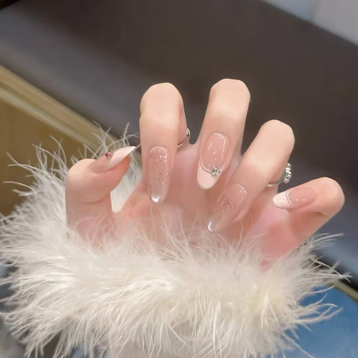 Premium Glittering Press-On Nail Extensions Kalsten