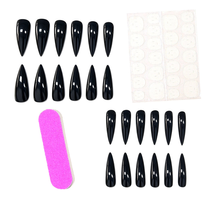 Glossy Stiletto Nail Enhancements Kalsten 1789915940