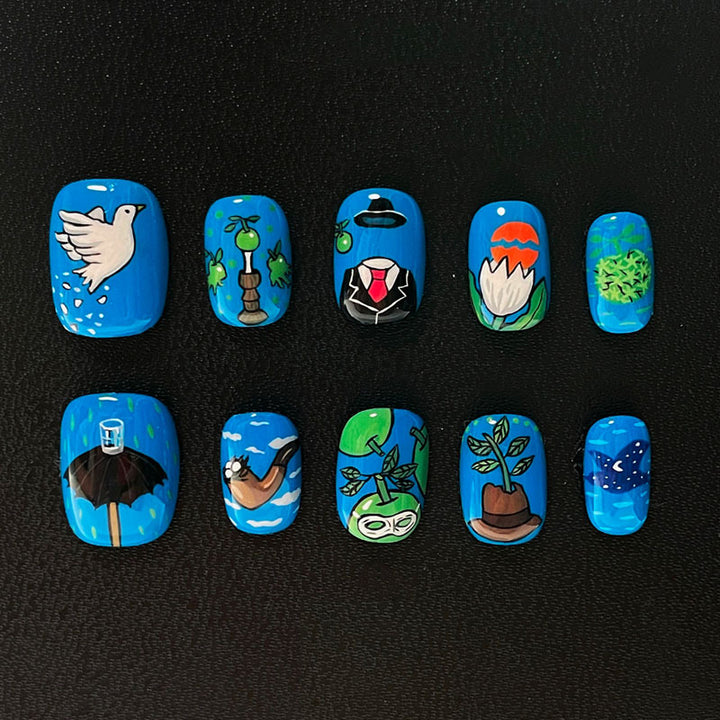 Playful Artistic Nail Art Design Set Kalsten