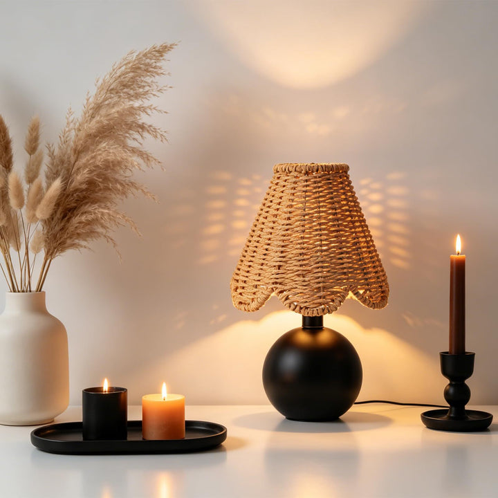Designer Hanging Lamp Made of Natural Materials Kalsten