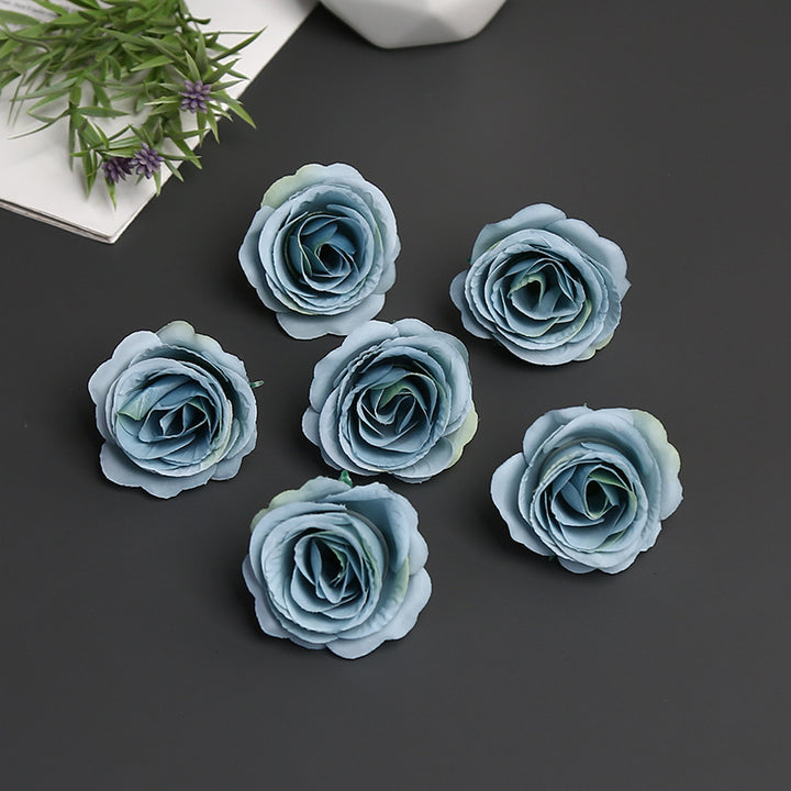 Realistic Artificial Rose Brooch