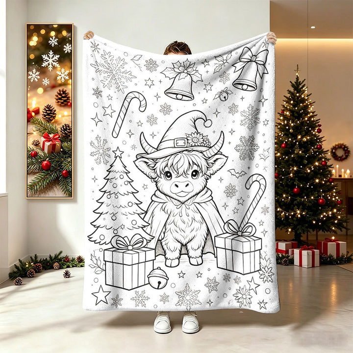 Cozy Artistic Animal Print Blanket