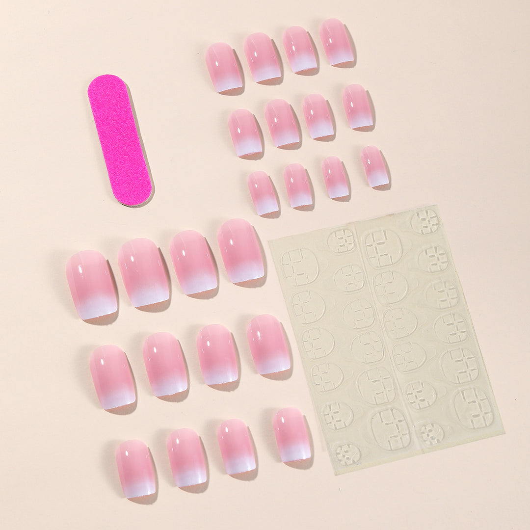 Glossy Ombre Nail Art Extensions Kalsten
