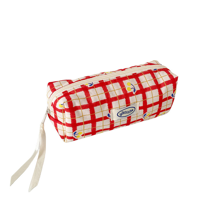 Fashionable Plaid Pencil Case Kalsten