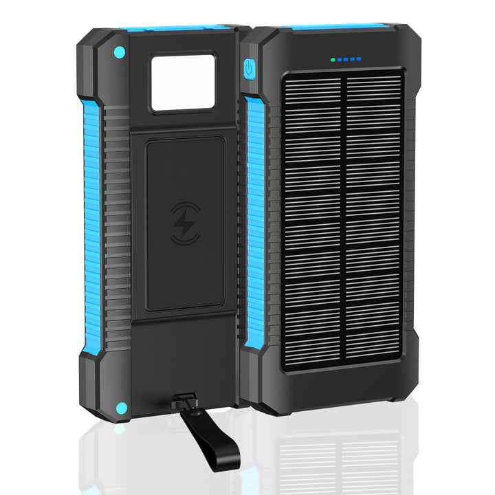Robust Solar Power Bank with Integrated LED Light Kalsten