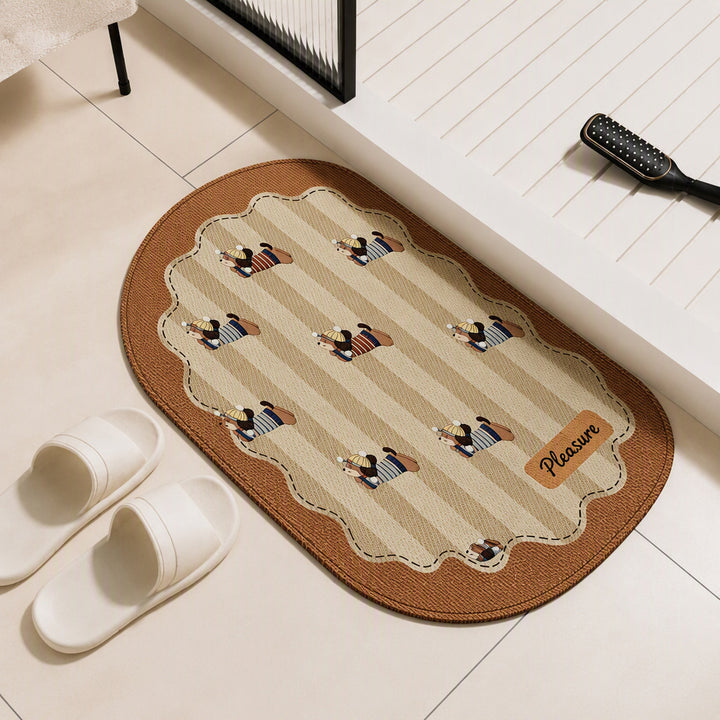 Decorative Bath Mat Kalsten
