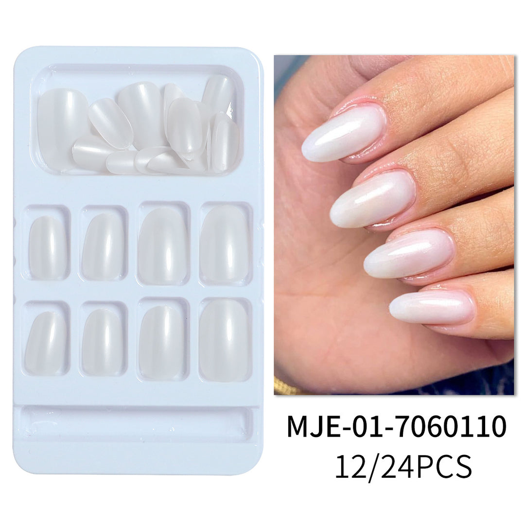 Premium Glossy Almond-Shaped Press-On Nail Tips Kalsten