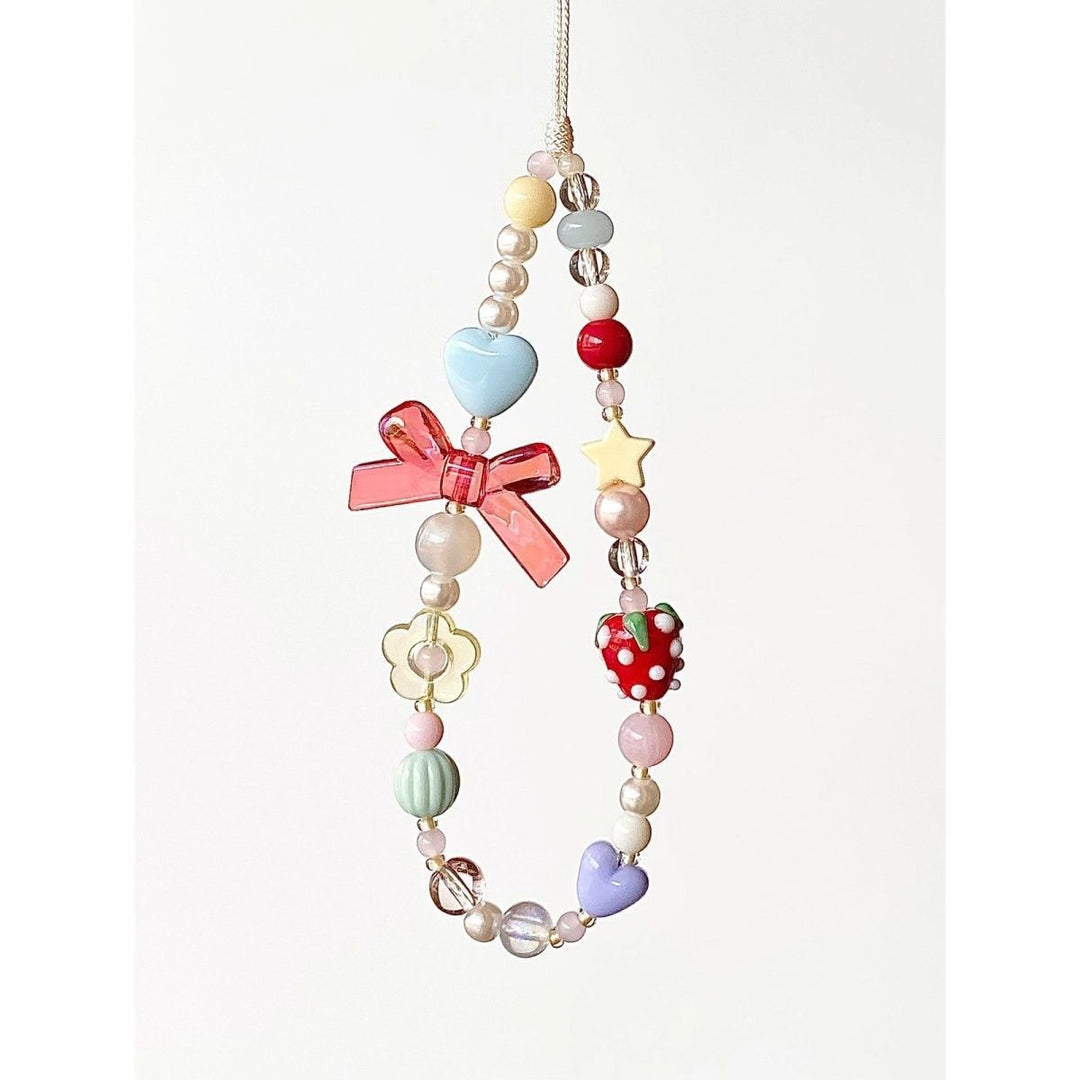 Playful Themed Charm Beaded Eyewear Lanyard Kalsten