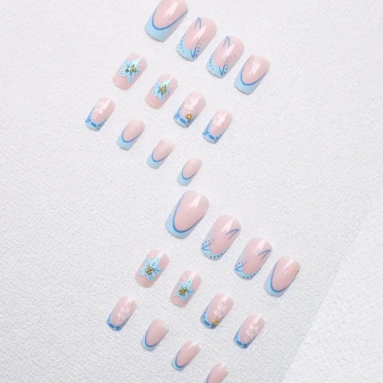 Decorative Floral Acrylic Nail Art Kalsten
