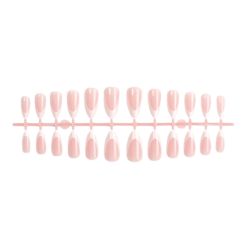 Elegant Press-On Nail Set with Natural Finish Kalsten