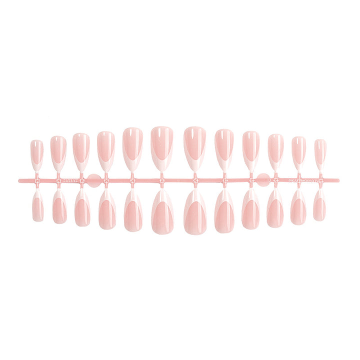 Elegant Press-On Nail Set with Natural Finish Kalsten