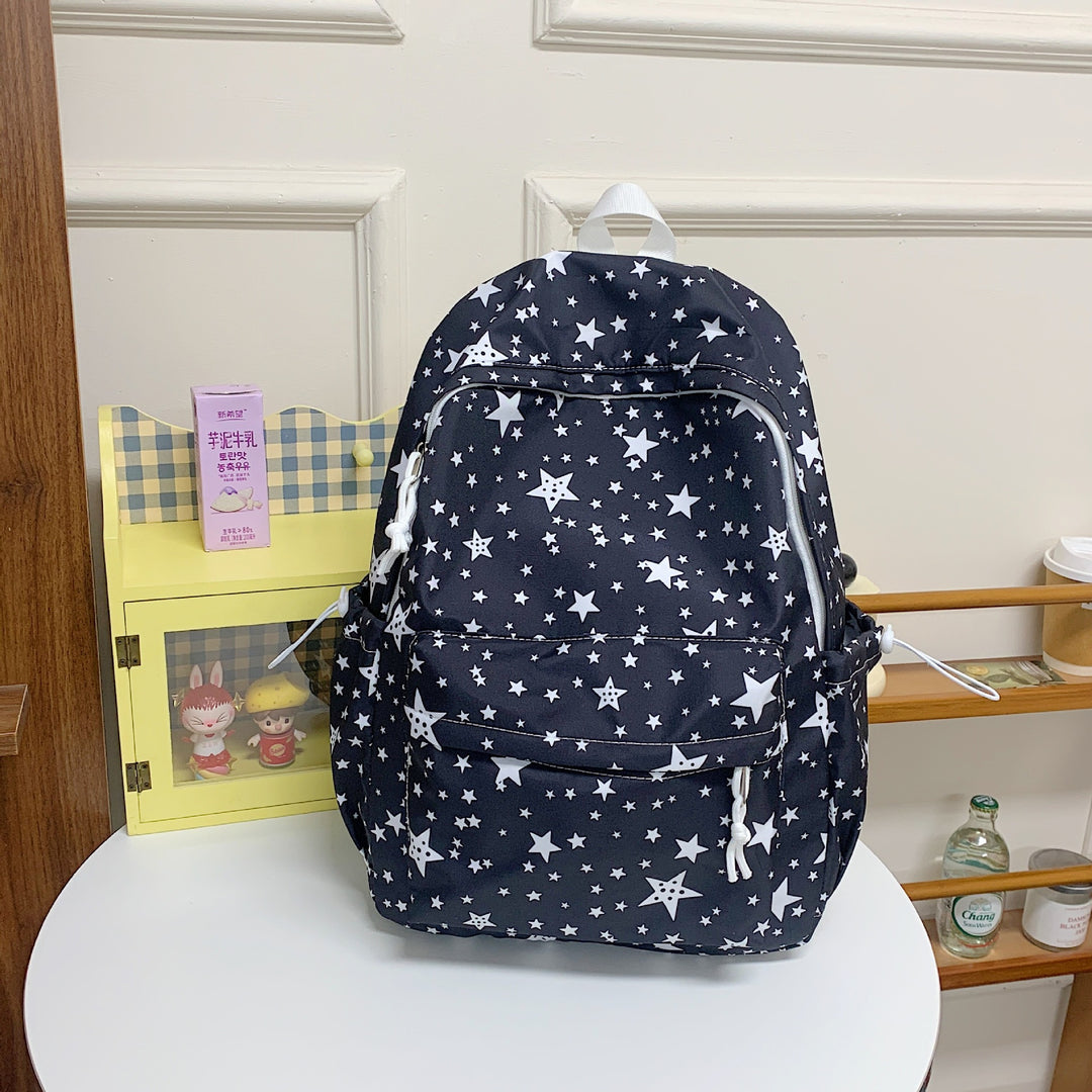 Backpack with High-Quality Star Pattern and Multifunctional Compartments Kalsten