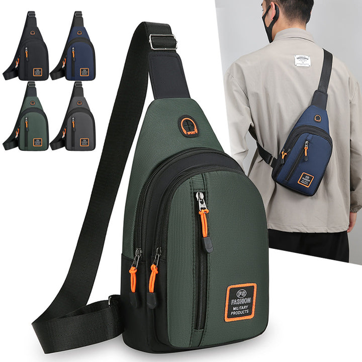 Military-Inspired Versatile Sling Bag Kalsten