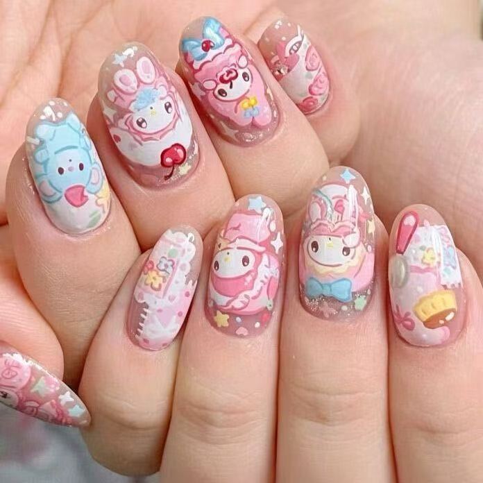 Artistic Press-On Nail Wraps Kalsten