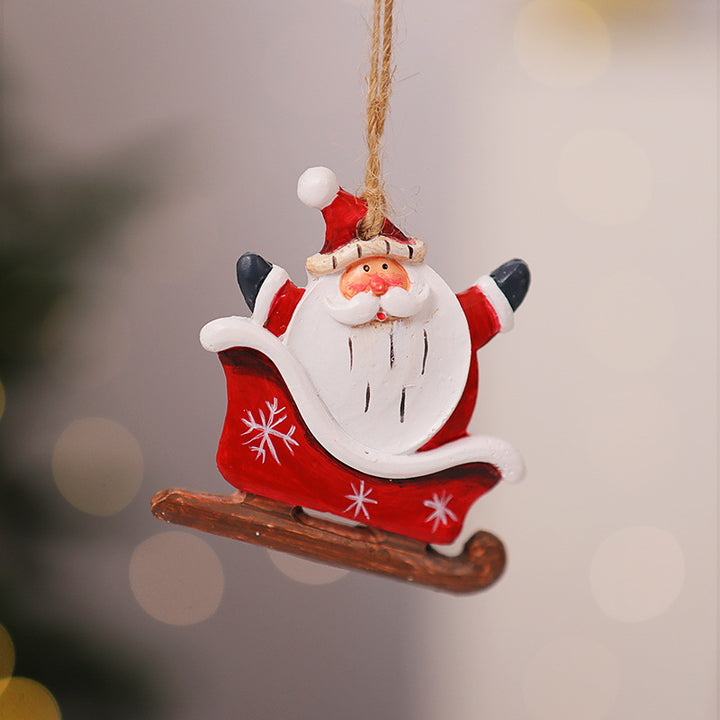 Decorative Christmas stocking with reindeer motif Kalsten