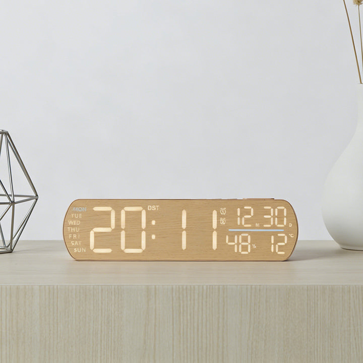 Digital alarm clock with temperature sensor and week display Kalsten