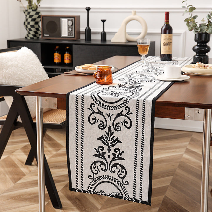 Ornamental lightweight viscose scarf with decorative medallion pattern Kalsten