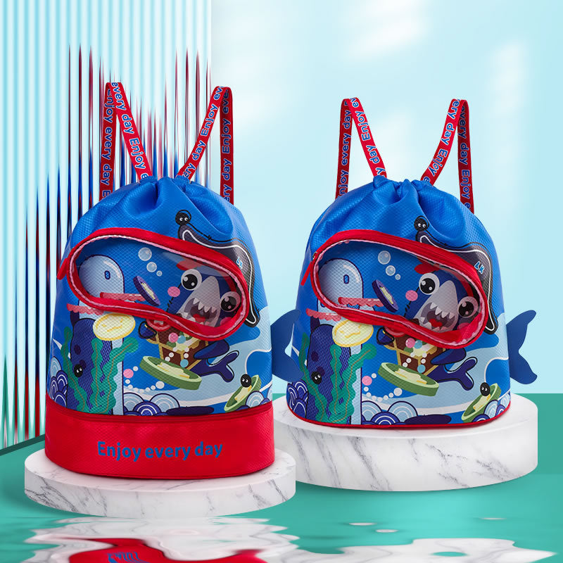 Cartoon-Themed Drawstring Backpack Kalsten