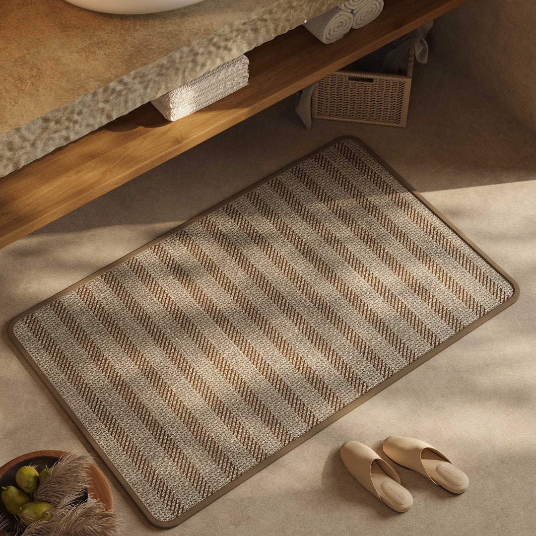 Playful Dog-Themed Bath Mat