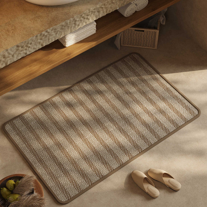Playful Dog-Themed Bath Mat
