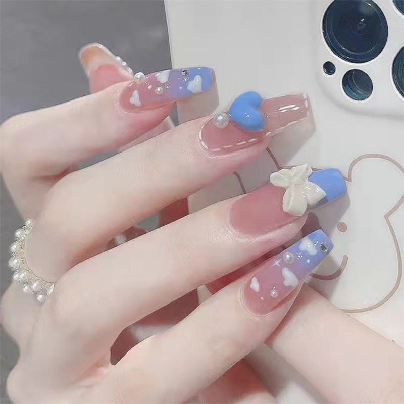 Artificial nails with heart design Kalsten