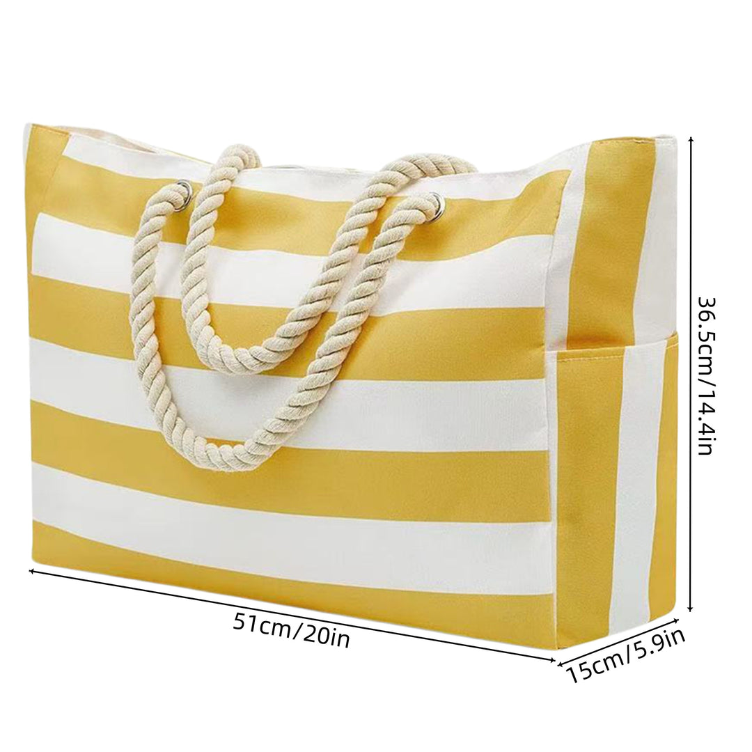 Beach bag with sturdy rope handles Kalsten