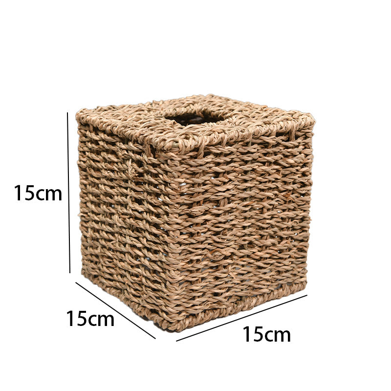 Natural Fiber Cube Storage Basket Kalsten