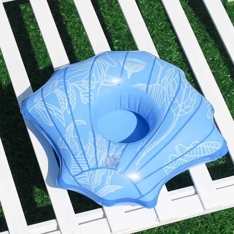 Women Inflatable Swim Ring with Floral Design Kalsten