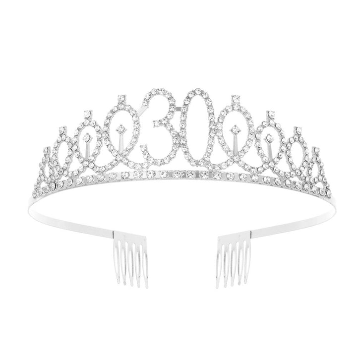 Women's Crystal-Embellished Tiara with Elegant Design Kalsten