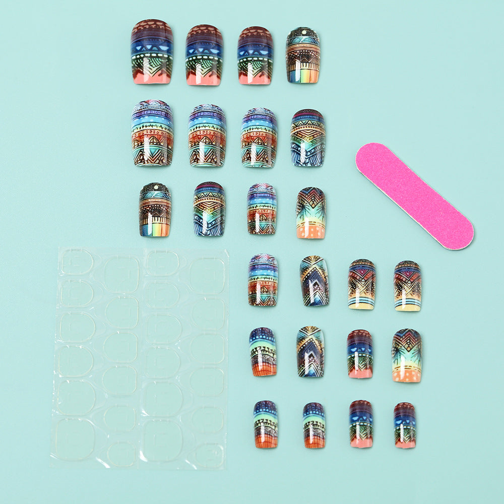 Creative Art Nails in Ethno Design Kalsten