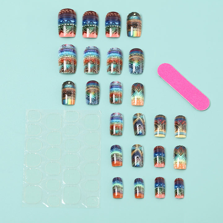 Creative Art Nails in Ethno Design Kalsten