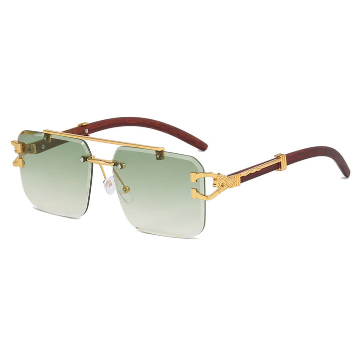 Women's fashionable glasses with innovative frame and luxurious wood detail Kalsten