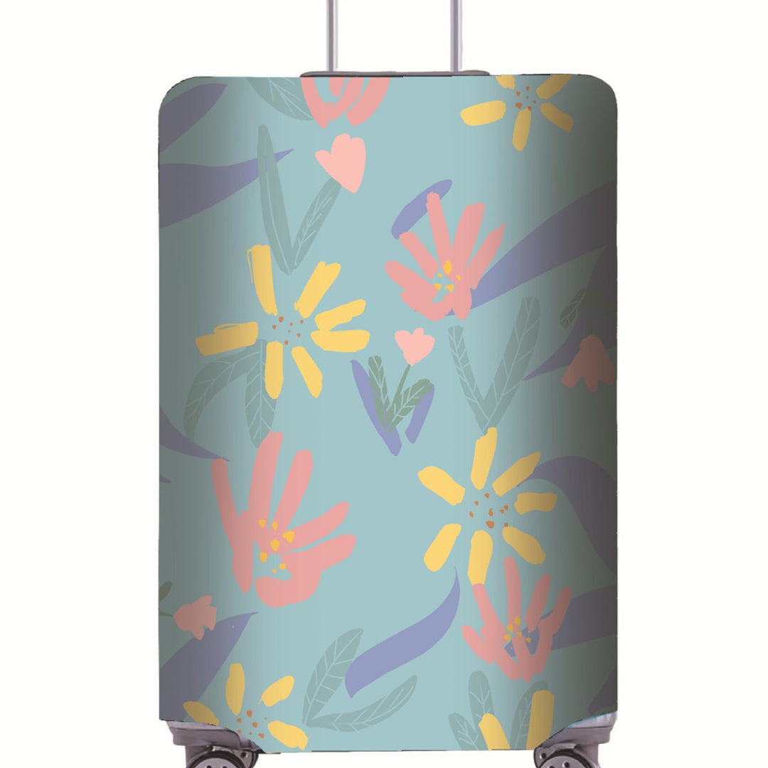 Women's Hard Shell Suitcase with Modern Geometric Design Kalsten