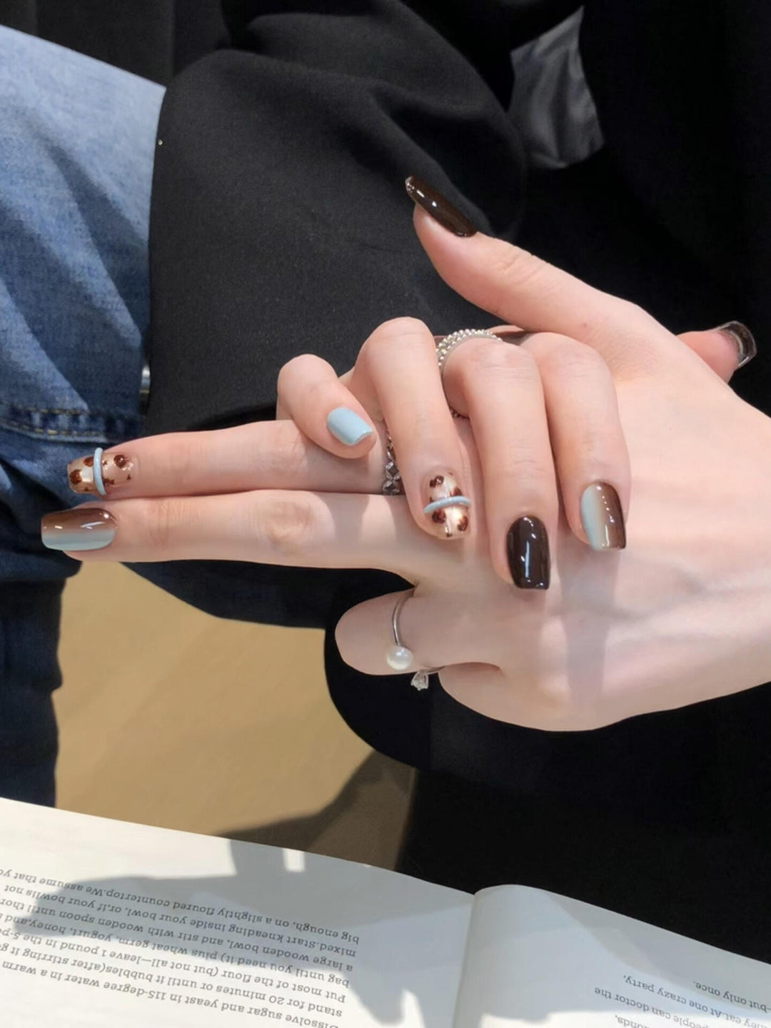 Creative Nail Tips with Elegant Design Kalsten