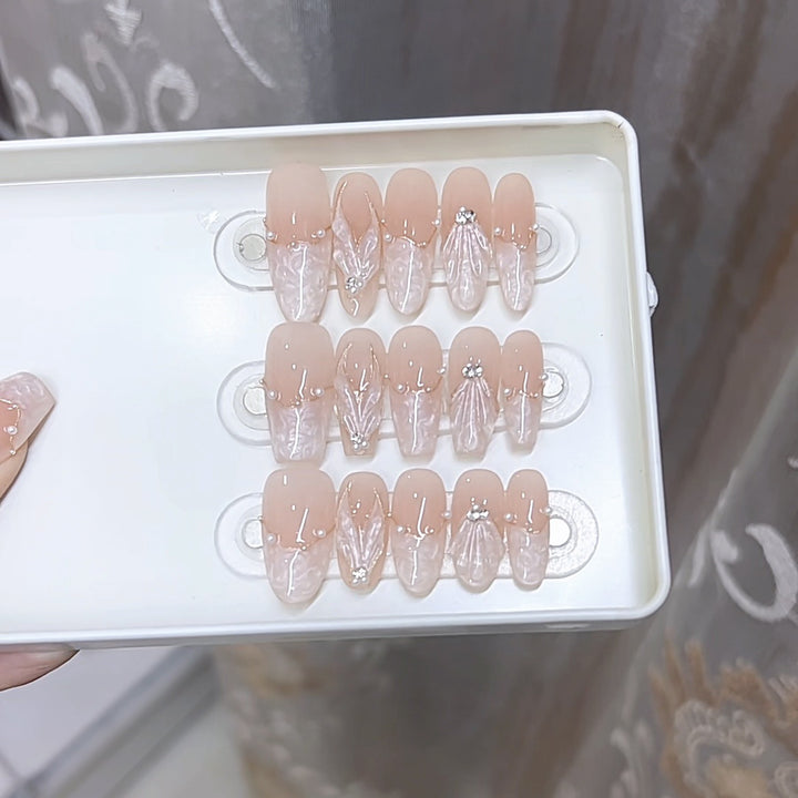 Premium Gel Press-On Nail Set Kalsten