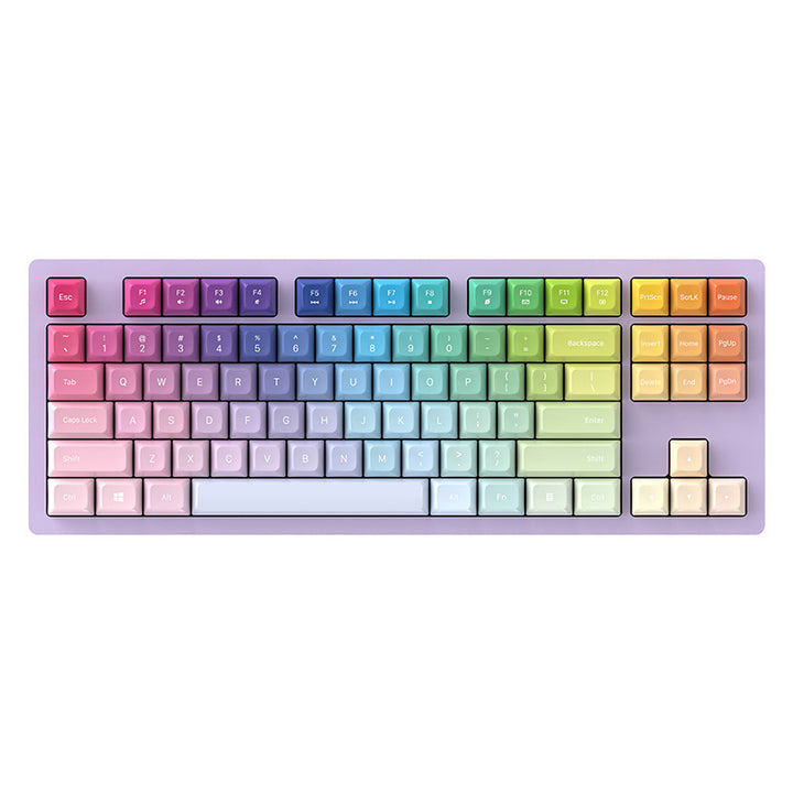 Rgb Gaming Keyboard with Mechanical Keys and Customizable Backlighting Kalsten