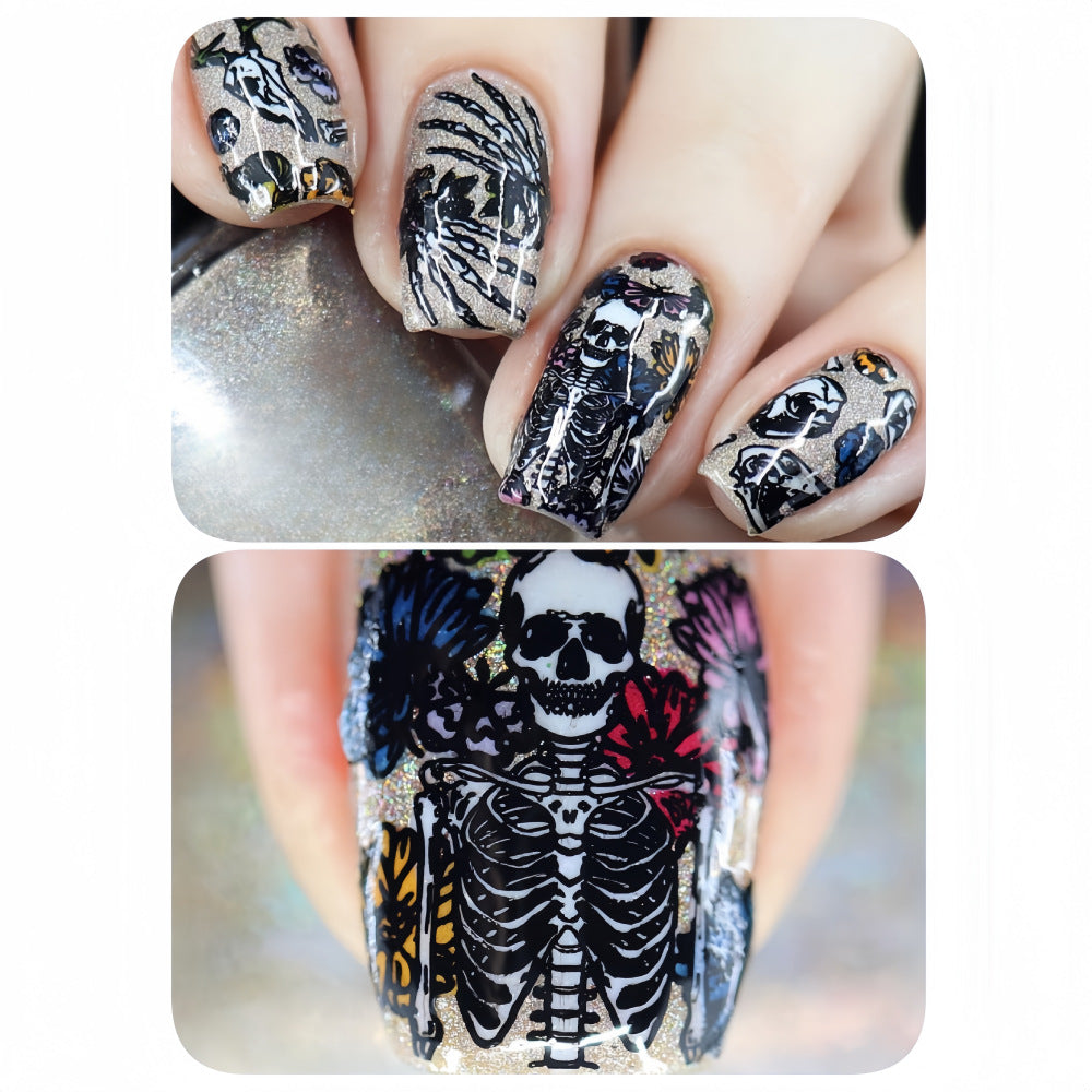 Creative Skeleton Nail Design Kalsten