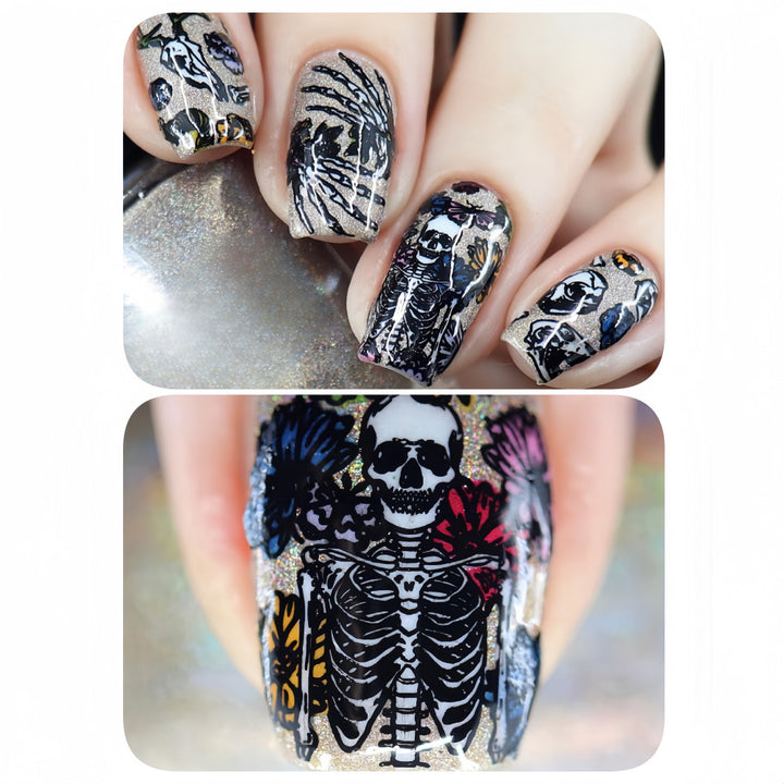 Creative Skeleton Nail Design Kalsten