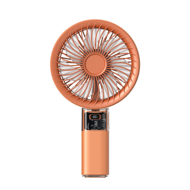 Women portable mini fan with digital display and variable speed control Kalsten